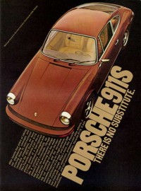 Period Porsche 911 Advert